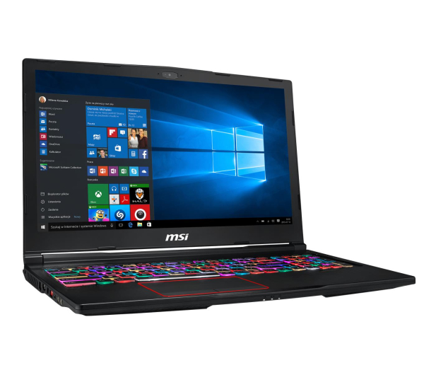 MSI GE63 Raider RGB 8SF-062PL i7-8750H/16GB/1TB+256SSD/RTX 2070 8GB/15,6"/Win10 - 473540 - zdjęcie 4